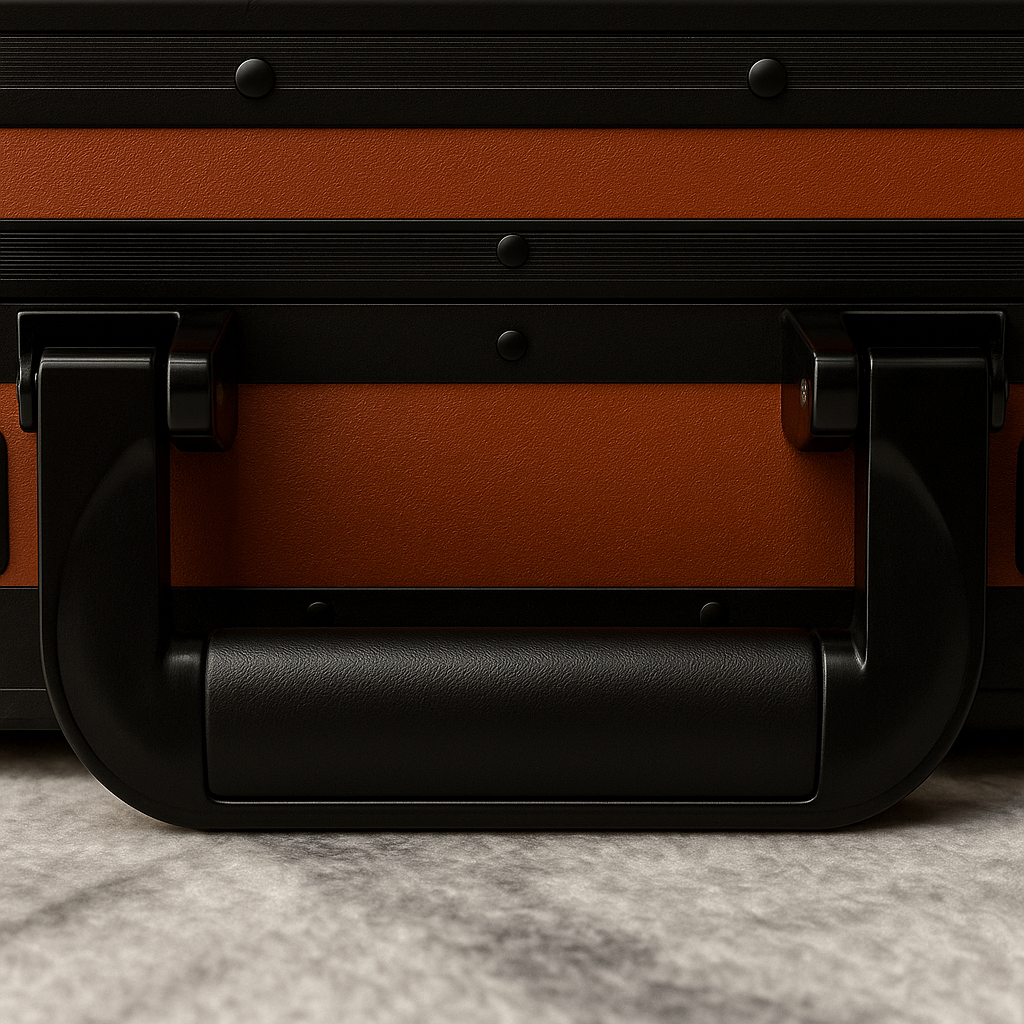 Luxury Pelvini® Briefcase - Cognac