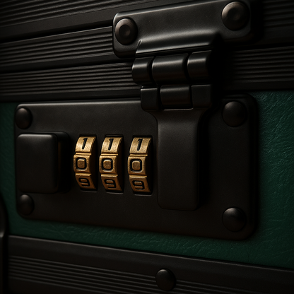 Luxury Pelvini® Briefcase - Emerald