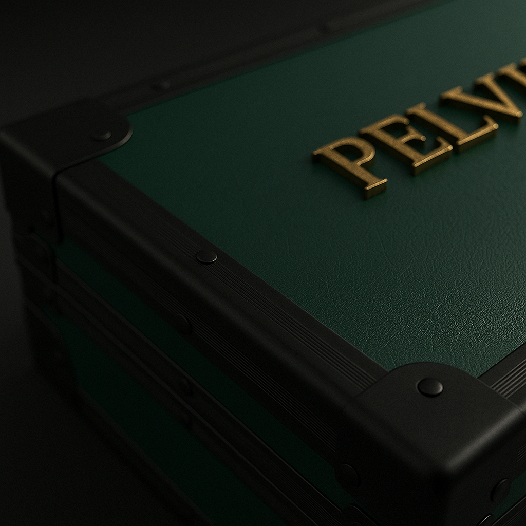 Luxury Pelvini® Briefcase - Emerald