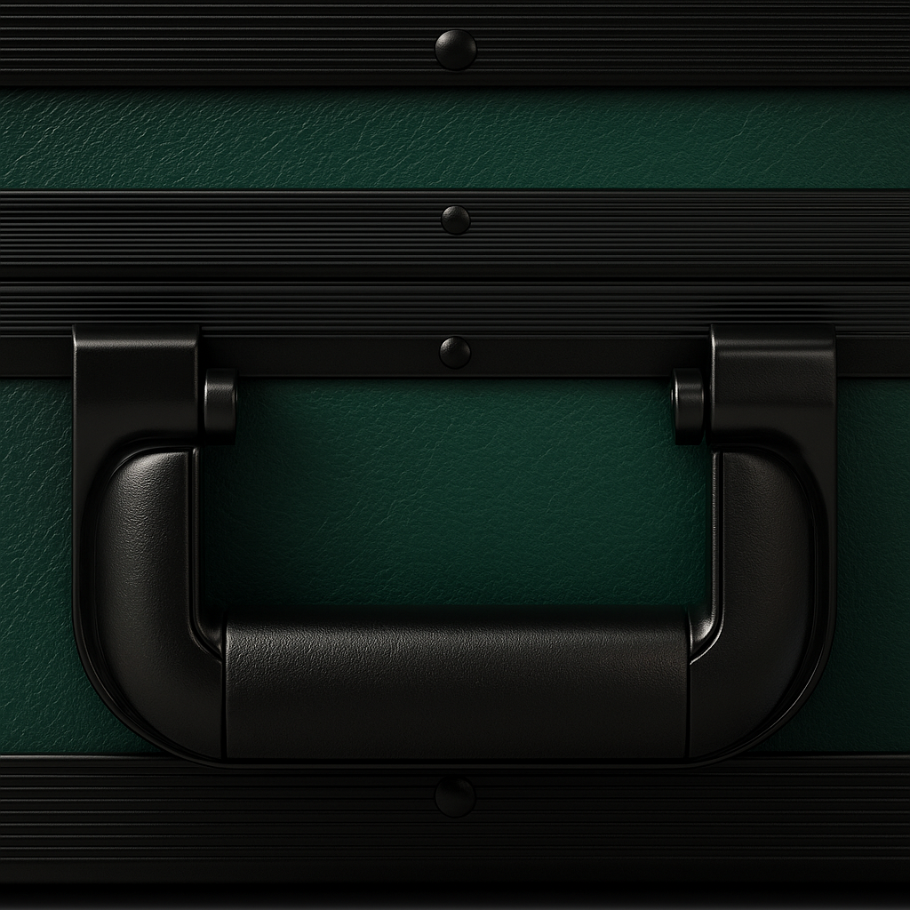 Luxury Pelvini® Briefcase - Emerald