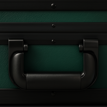 Luxury Pelvini® Briefcase - Emerald