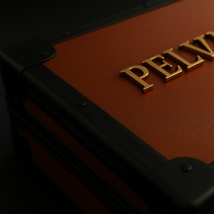 Luxury Pelvini® Briefcase - Cognac