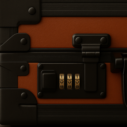 Luxury Pelvini® Briefcase - Cognac