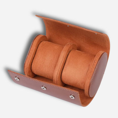 Premium Leather Watch Roll