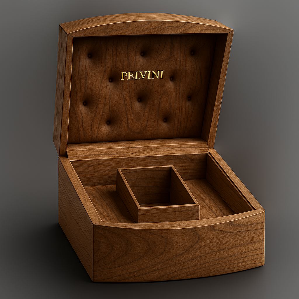 Luxury Pelvini® Box - Crimson Obsidian